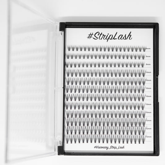 Fake Lashes Full Individual eyelashes top #Striplash