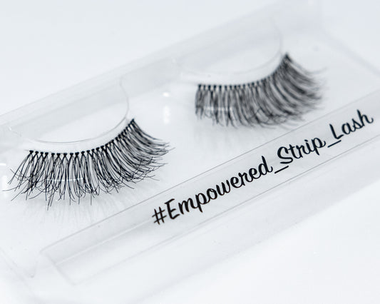 Fake Lashes Fluffy closeup #Striplash eyelashes