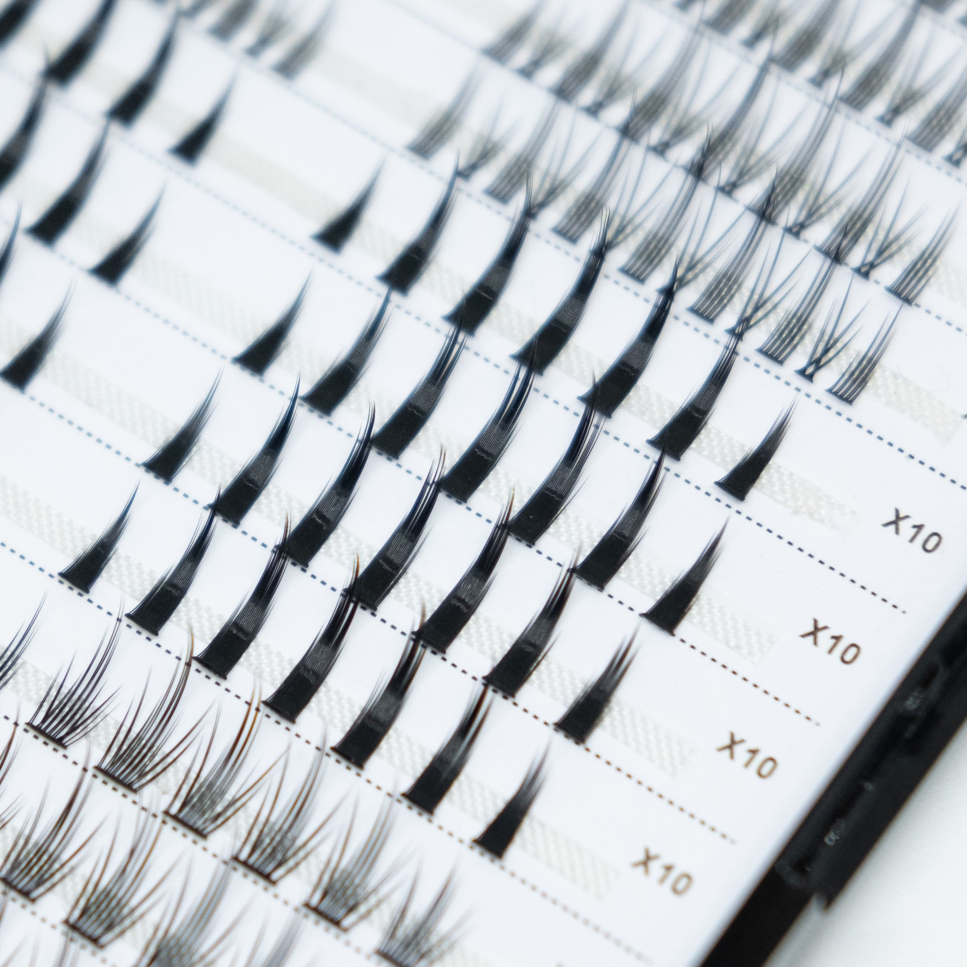 Fake Lashes Bulk Tray Fashion Middle #Striplash
