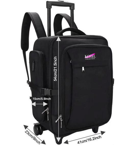 Kohl Collection Rolling Makeup Bag Front